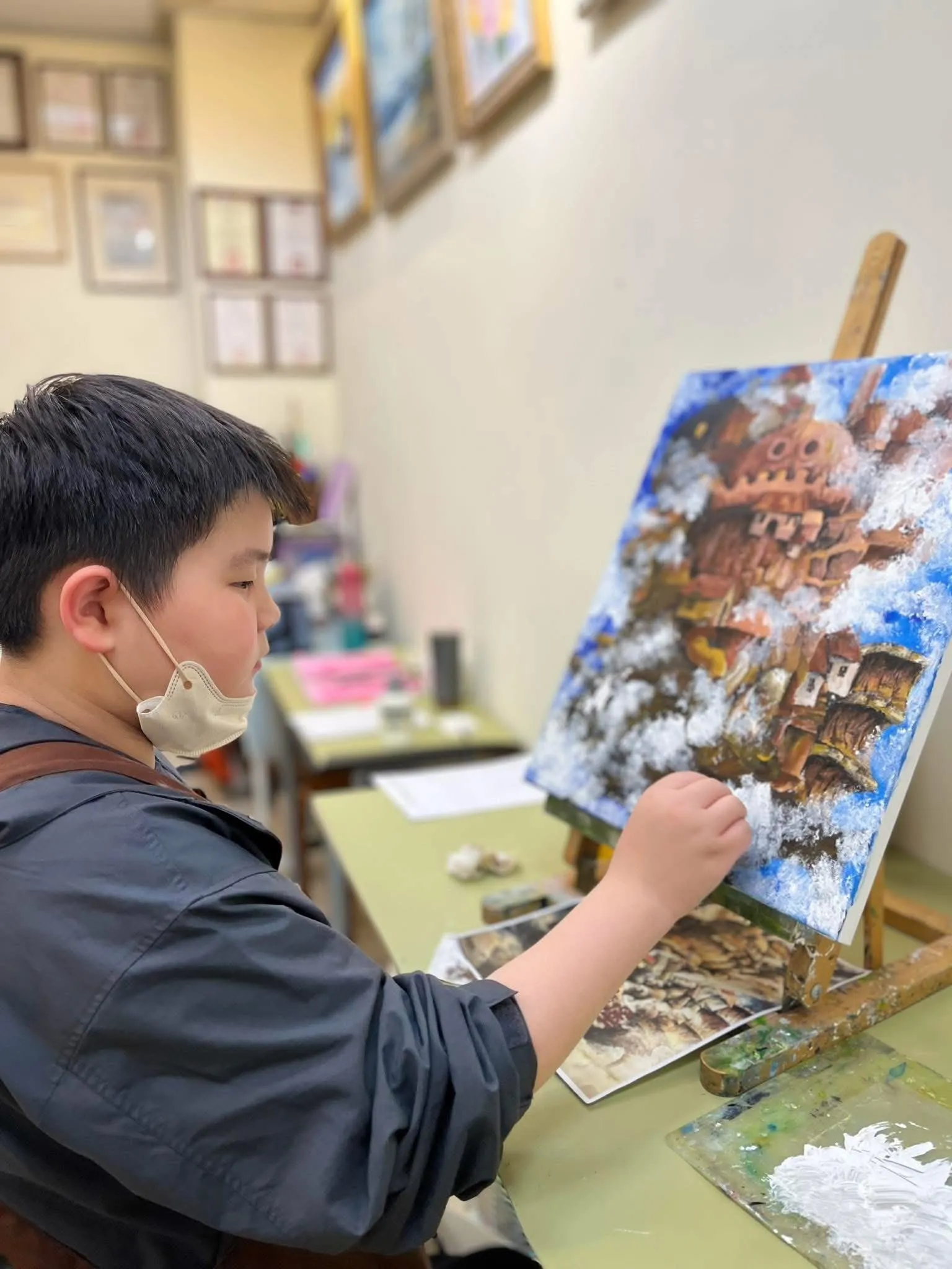 優藝美術兒童作品與創作過程