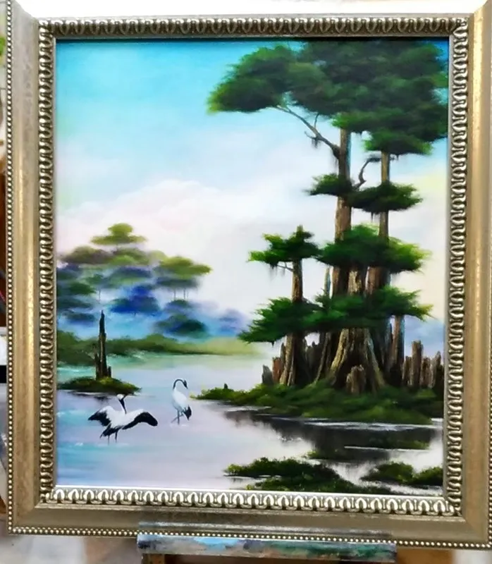 優藝美術美式油畫作品